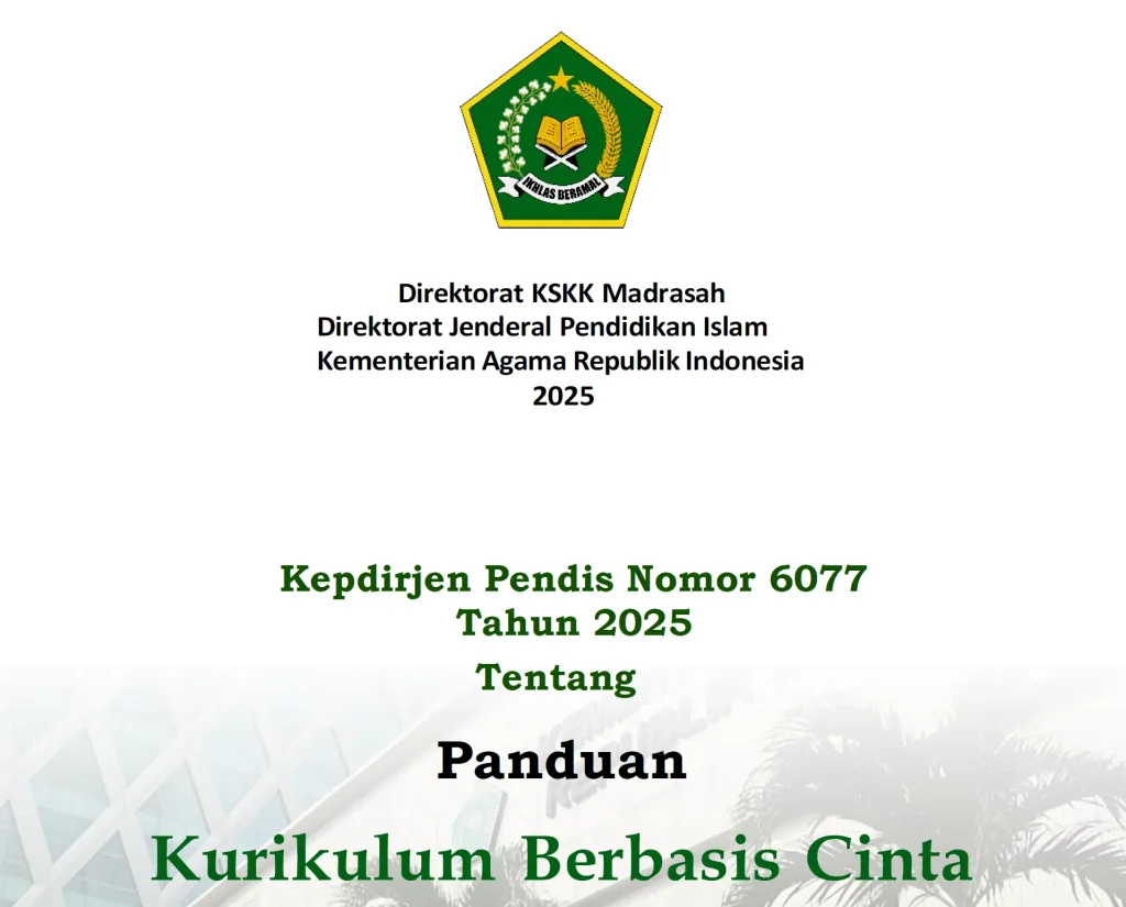 Panduan Kurikulum Berbasis Cinta (KBC) Raudhatul Athfal Panduan Kurikulum Berbasis Cinta (KBC) Raudhatul Athfal